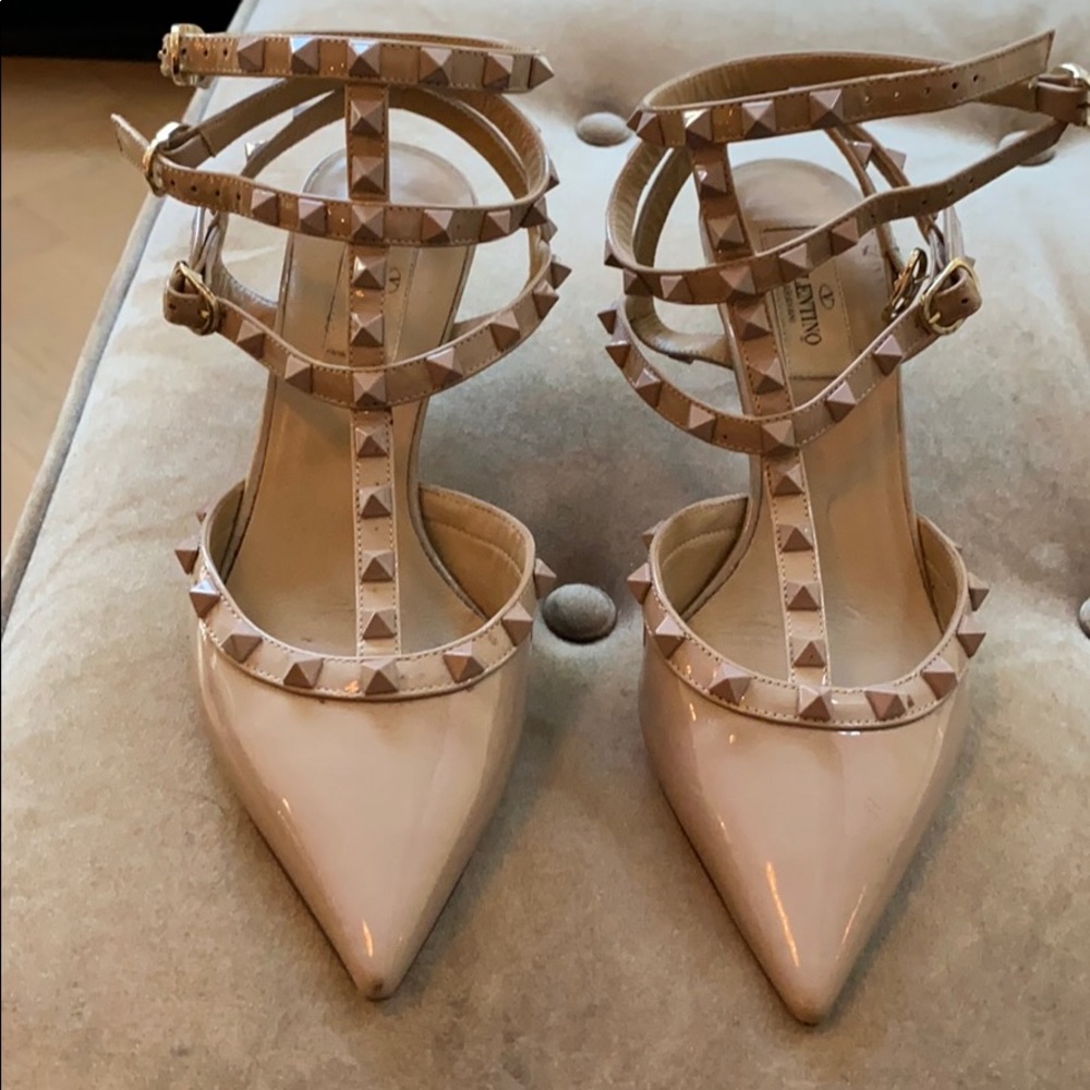 Valentino Garavani The Rockstud 65 Leather Pumps